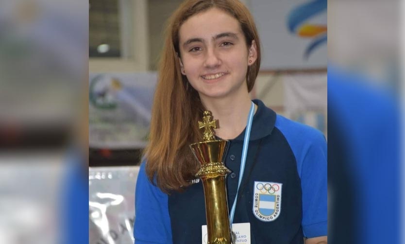 Joven ajedrecista pilarense fue convocada para las Olimpiadas de esa disciplina