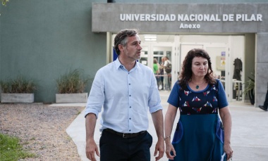 A dos años de sancionada la Ley, Achával visitó la Universidad Nacional de Pilar