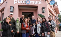 Achával inauguró un nuevo Punto Muni: 