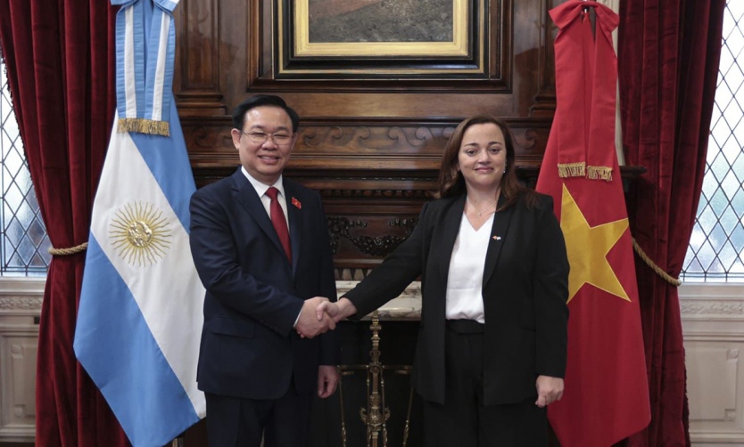 Cecilia Moreau recibió a su par de Vietnam para promover la cooperación económica y parlamentaria entre ambos países