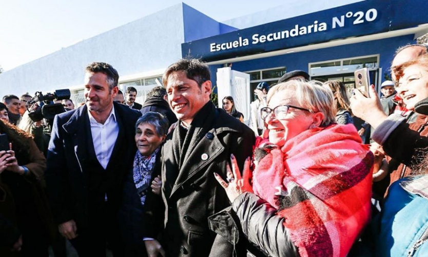 Achával y Kicillof inauguraron el octavo edificio escolar en Pilar en lo que va del año