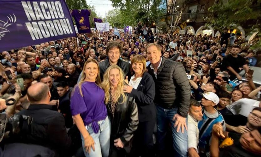 Milei volvió al Conurbano y pidió el voto "para evitar la barbarie de los Kirchner"