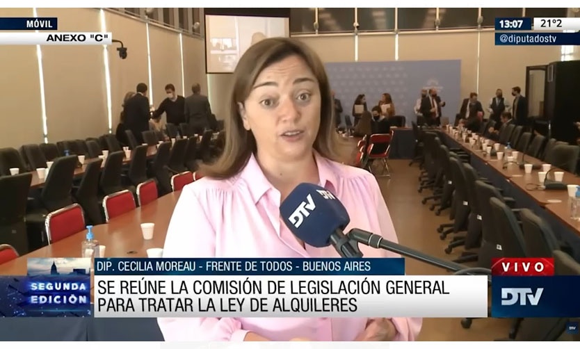 Destacan el debate por la Ley de Alquileres en Diputados