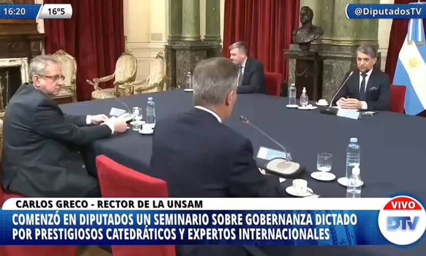 Diputados impulsa su primer “Seminario Internacional de Gobernabilidad y Democracia”