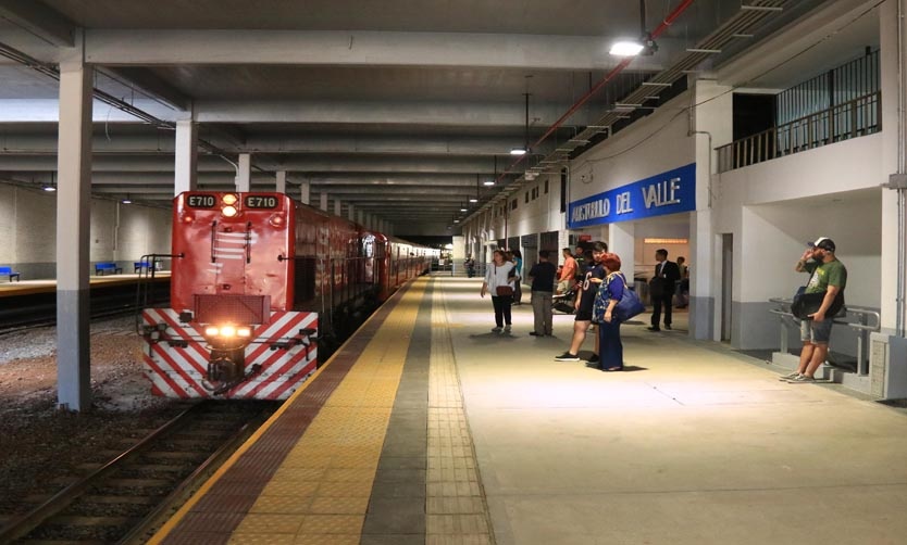 El Presidente de Trenes Argentinos recorrió la estación Aristóbulo del Valle del Belgrano Norte