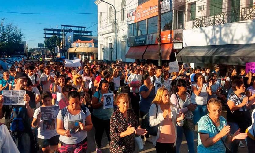 Marcharon en Pilar para pedir justicia por el asesinato de Fernando Báez Sosa