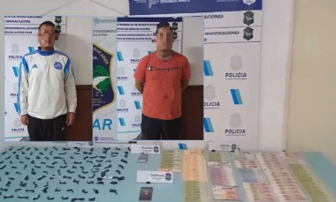 Dos dealers detenidos: tenían más de 130 dosis de cocaína