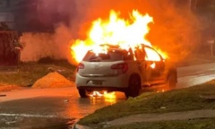 Horror en José C. Paz: encontraron dos cuerpos calcinados en un auto