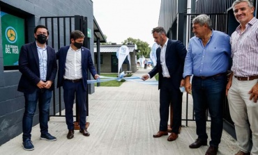 Achával y Kicillof inauguraron un nuevo club municipal en Del Viso
