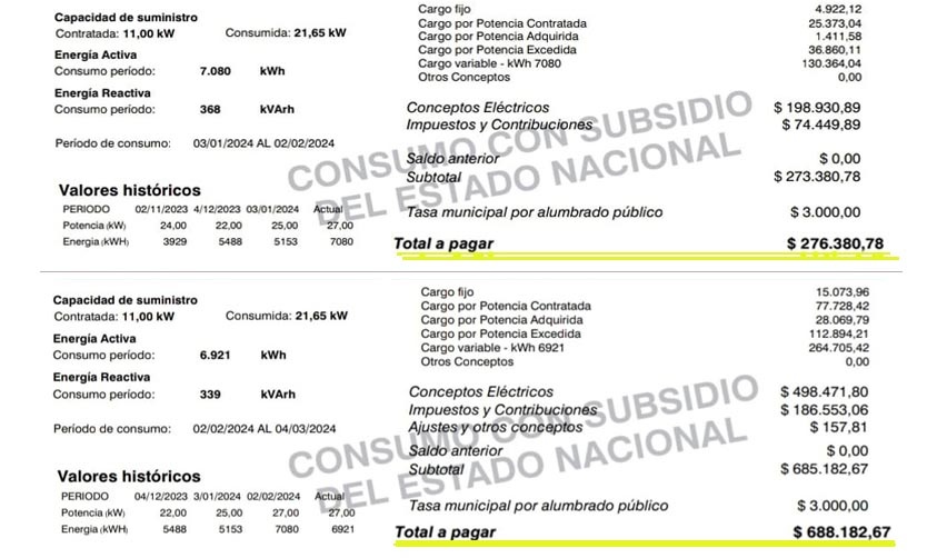 Comerciantes en alerta: empiezan a llegar facturas de luz con grandes aumentos