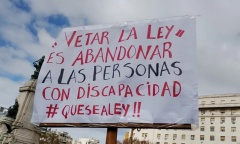 Discapacidad: el Gobierno promulgará la ley, pero por ahora no la aplicará