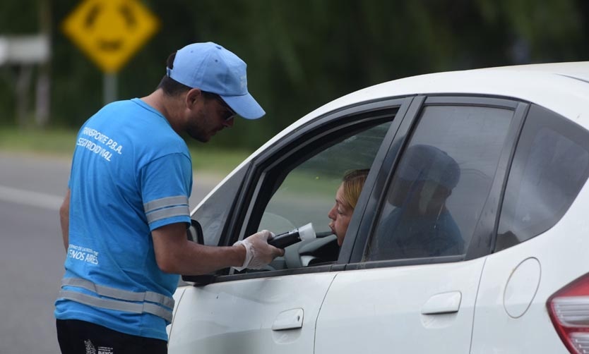 Transporte intensificó los controles de alcoholemia durante el último fin de semana de febrero