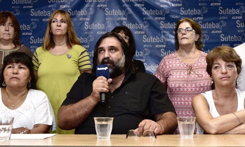 Baradel sobre la paritaria docente: “A este gobierno le vamos a pedir más que al anterior”