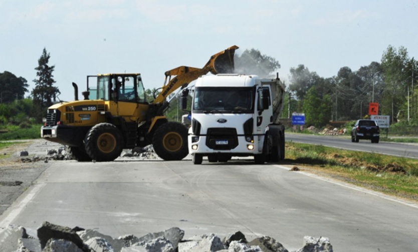 Avanzan las obras de reparación integral de la Ruta 6