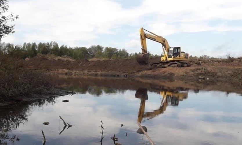 Ambientalistas van a la Justicia para que se frenen las obras en el Río Luján