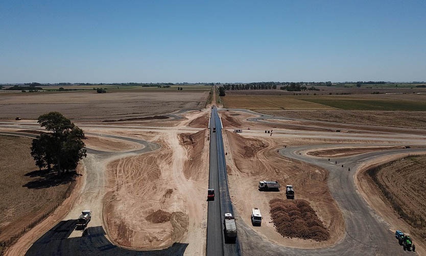 Avanzan las obras para construir la autopista entre Pilar y Pergamino
