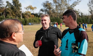 Achával acompañó a más de 700 deportistas en la Liga de Fútbol Inclusiva