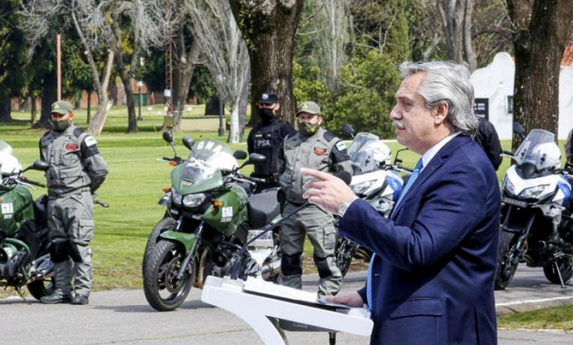 Alberto Fernández presentó el plan de seguridad para el Gran Buenos Aires