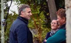 Achával recorrió las nuevas obras de asfaltos de Zelaya