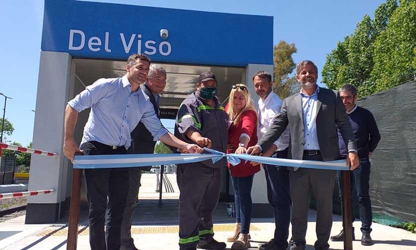 Quedó inaugurada la nueva estación Del Viso del Belgrano Norte