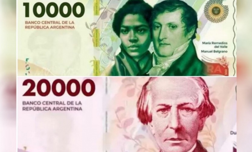 Ya circula el nuevo billete de $10.000: cómo detectar uno falso