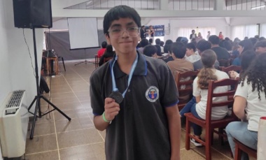 Joven estudiante secundario fue Medalla de Plata en la Olimpiada Nacional de Química