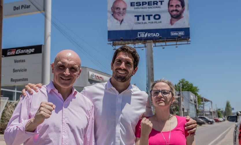 Tito, de Avanza Libertad, sorprende y llega al Concejo Deliberante