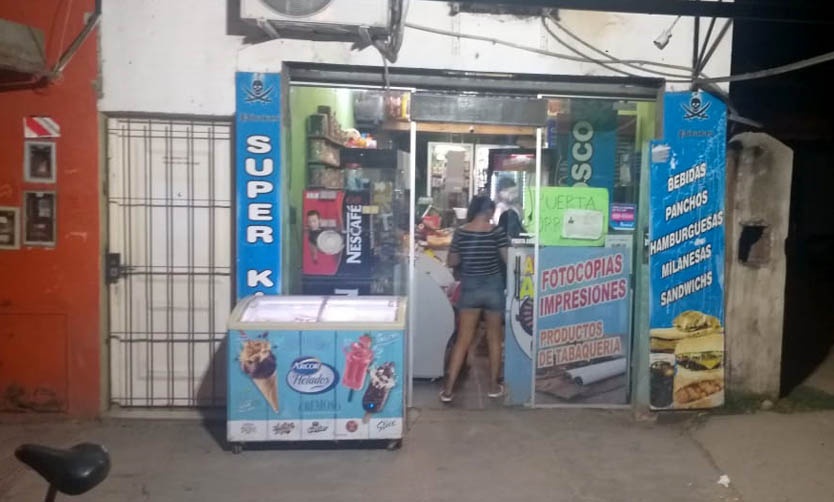 Violento asalto a un reconocido kiosco de Presidente Derqui