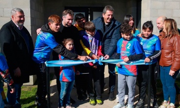 Federico Achával y Sergio Massa inauguraron el Club Municipal de Derqui