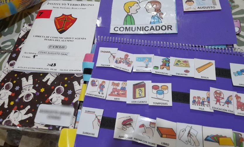 Final feliz: Encontraron los pictogramas de un chico con autismo que habían sido robados