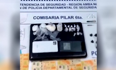 Detienen a un dealer que comercializaba drogas en un barrio de Pilar