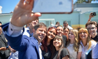 Kicillof: “La escuela tiene que ser pública, gratuita, universal y de calidad”