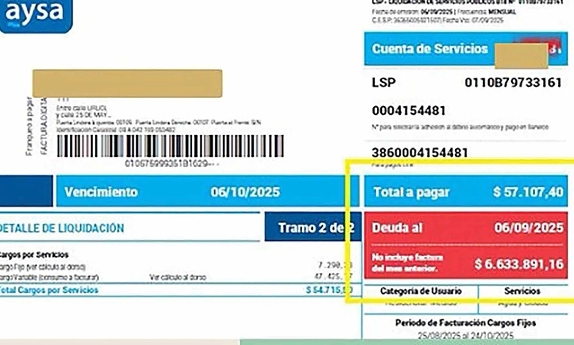 La Defensoría consigue que AySA elimine una deuda millonaria a vecina de Pilar