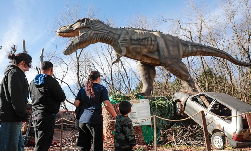 Se vive el último fin de semana del Parque Pilar Jurásico