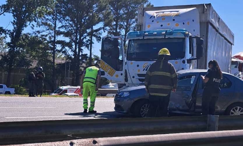 Choque en cadena en Panamericana: una mujer resultó herida