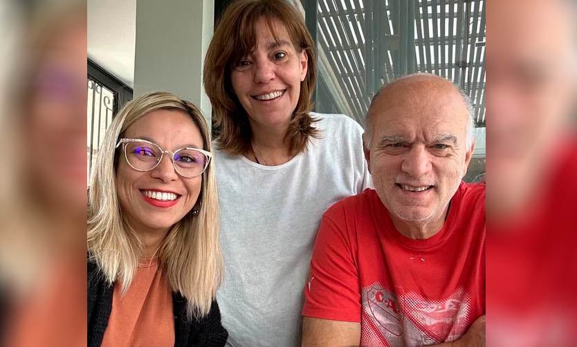 Grindetti difundió el encuentro en sus redes con un fuerte apoyo a la edil local.