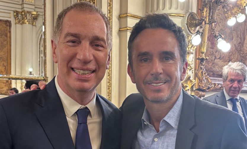 Neuspiller se mostró con Santilli e insistió en que quiere ser intendente de Pilar